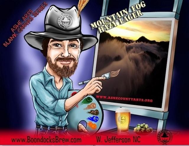 Mountain Fog Hazy Lager 5.0%, Boondocks Brewing, United States