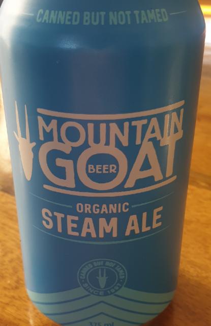 Organic Steam Ale 4.5%, Mountain Goat Beer, Australia