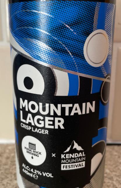 Mountain Lager 4.2%, Magic Rock Brewing, England