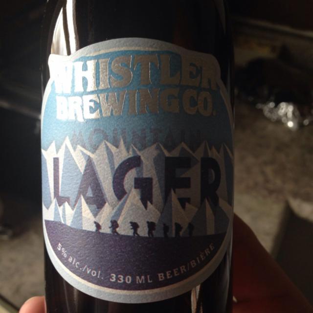 Mountain Lager 5.0%, Whistler Brewing Company, Canada