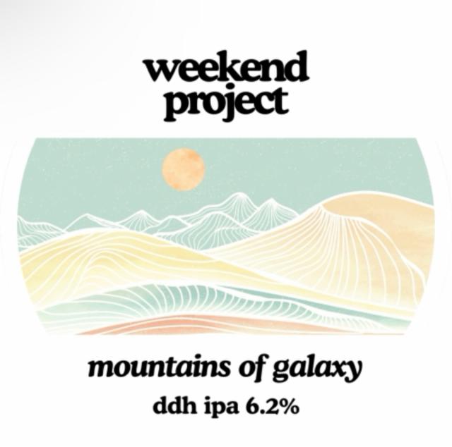 Mountains of galaxy 6.2%, Weekend Project, England