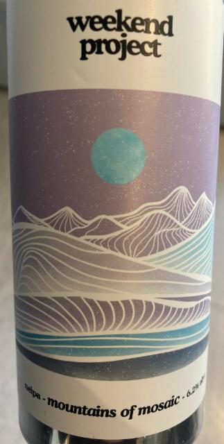 Mountains of Mosaic 6.2%, Weekend Project, England