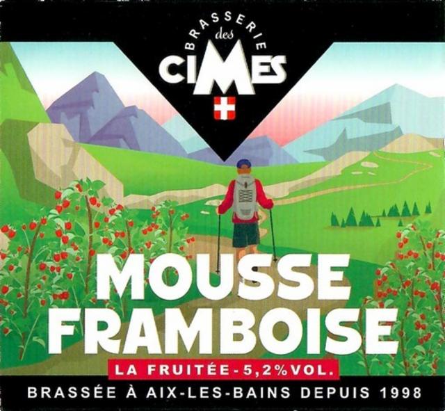 Mousse Framboise 5.2%, Brasserie Des Cimes, France
