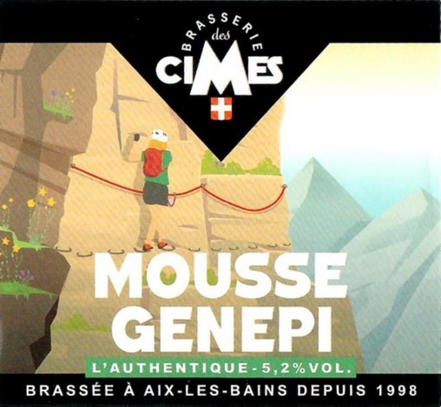 Mousse Génépi 5.2%, Brasserie Des Cimes, France