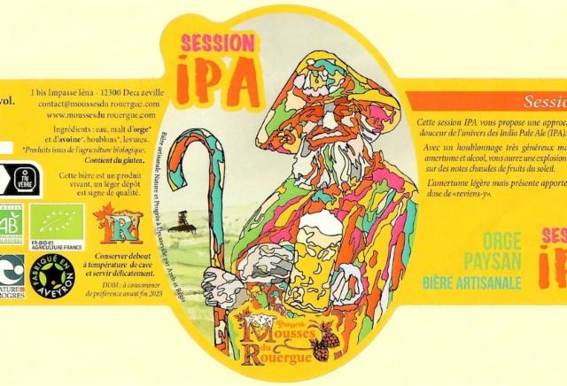Mousses Du Rouergue Session IPA 4.5%, Mousses Du Rouergue, France