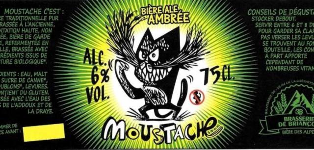 Moustache 6.0%, B3 - Brasserie Bio De Briançon, France
