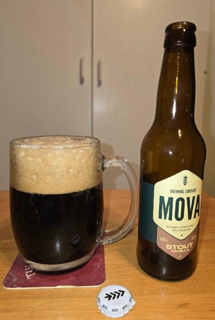 Mova Stout Vanilla 4.9%, Mova Brewing Co., Ukraine