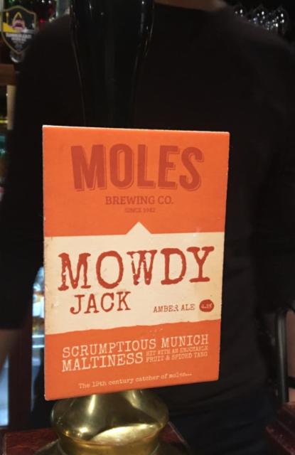 Mowdy Jack 4.3%, Moles Brewery, England