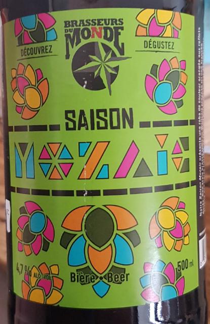 Saison Mozaic 4.7%, Brasseurs du Monde / Le Picoleur, Canada