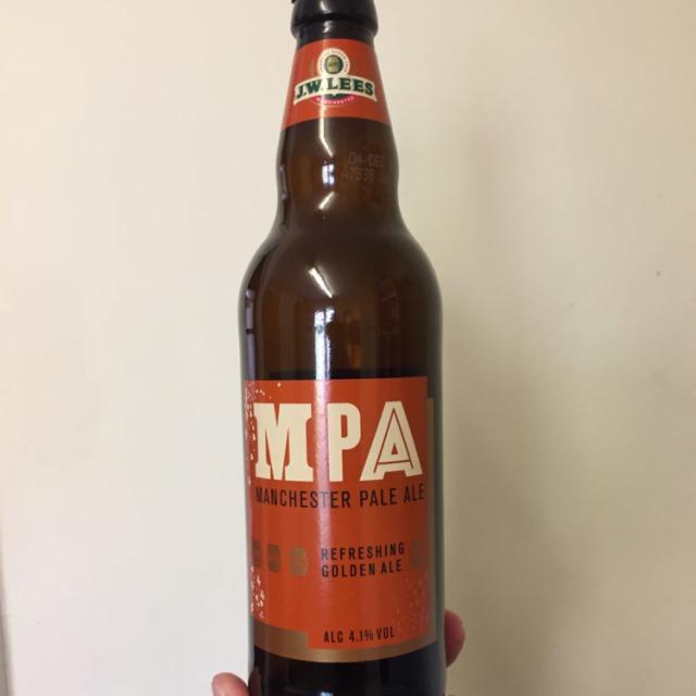 MPA Manchester Pale Ale 4.1%, J.W. Lees Brewery, England
