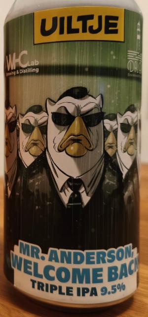 mr. anderson, welcome back 9.5%, Uiltje Brewing Co, Netherlands
