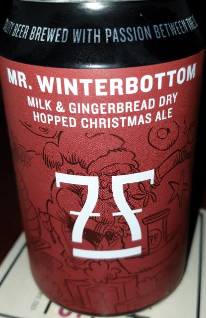 Mr. Winterbottom Christmas Ale 4.7%, 7 Fjell Bryggeri, Norway