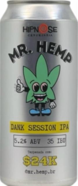 Mr.Hemp Dank Session IPA 6.2%, Cervejaria Hipnose, Brazil