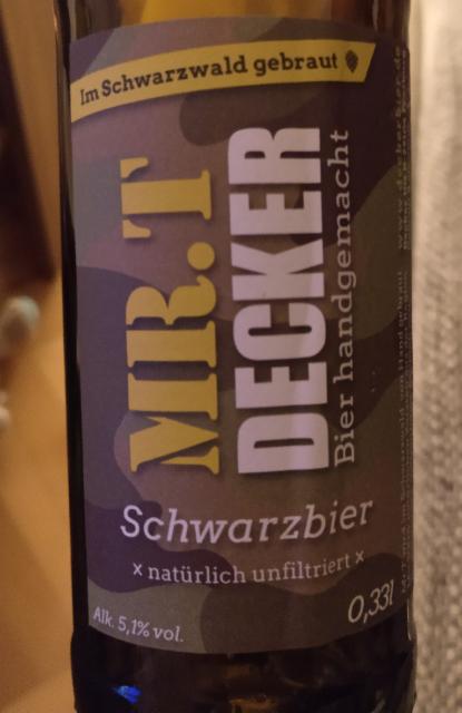 Mr.T 5.1%, Decker Bier, Germany