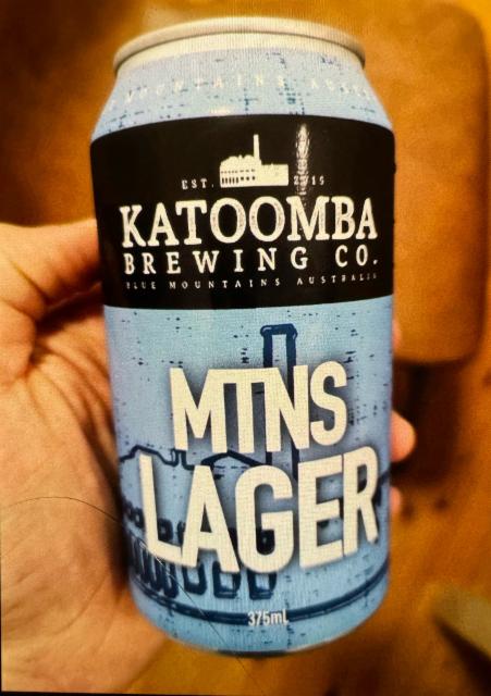 Mtns Lager, Katoomba Brewing - The Carrington