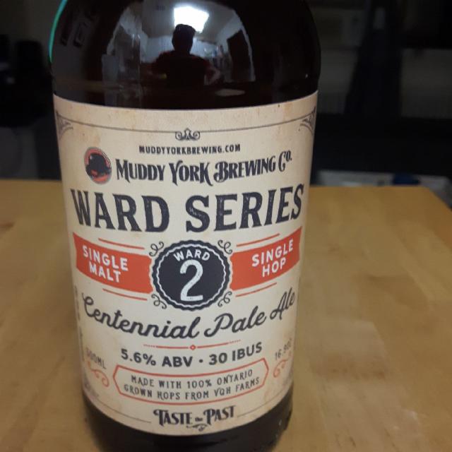 Ward 2 Centennial Pale Ale 5.6%, Muddy York Brewing Co, Canada