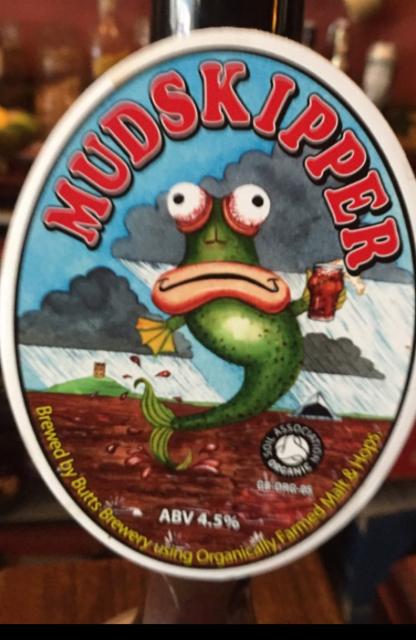 Mudskipper 4.5%, Butts Brewery, England