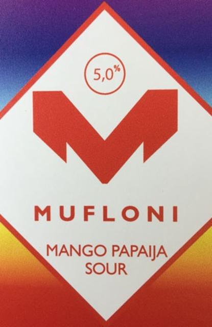 Mufloni Mango Papaija Sour 5.0%, Panimoravintola Beer Hunter's, Finland