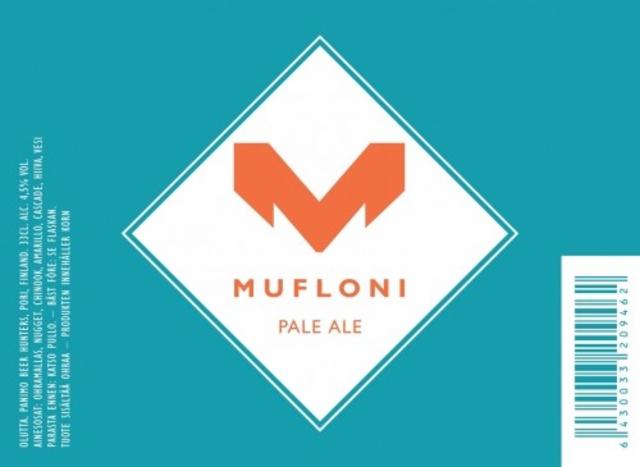 Mufloni Pale Ale 4.5%, Panimoravintola Beer Hunter's, Finland