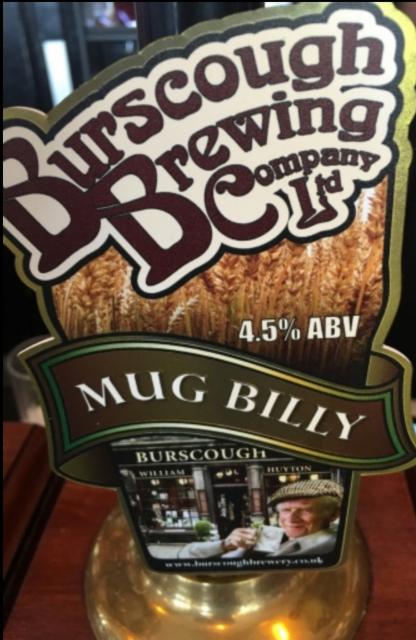 Mug Billy 4.5%, Burscough Brewery, England