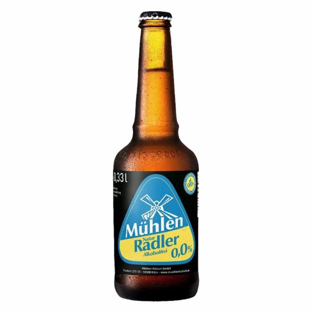 Mühlen Natur Radler Alkoholfrei, Brauerei Zur Malzmühle