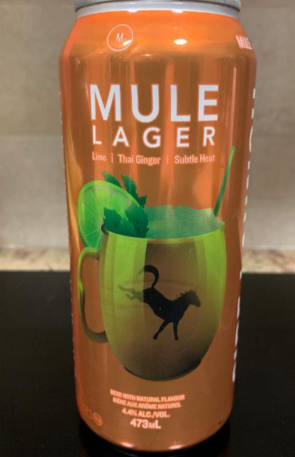 Mule Lager 4.4%, Side Launch Brewing Company, Canada