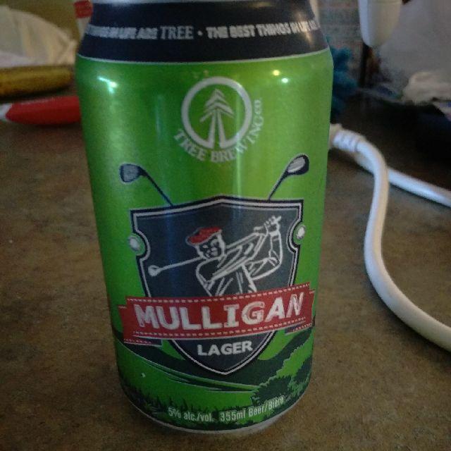 Mulligan Lager 5.0%, Tree Brewing, Canada