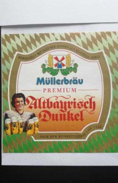 Premium Altbayrisch Dunkel 5.0%, Müllerbräu Pfaffenhofen, Germany
