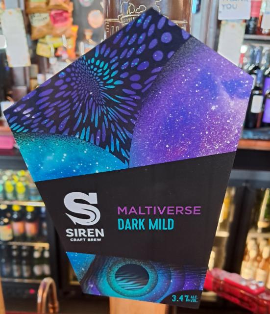 multiverse dark mild 3.4%, Siren Craft Brew, England