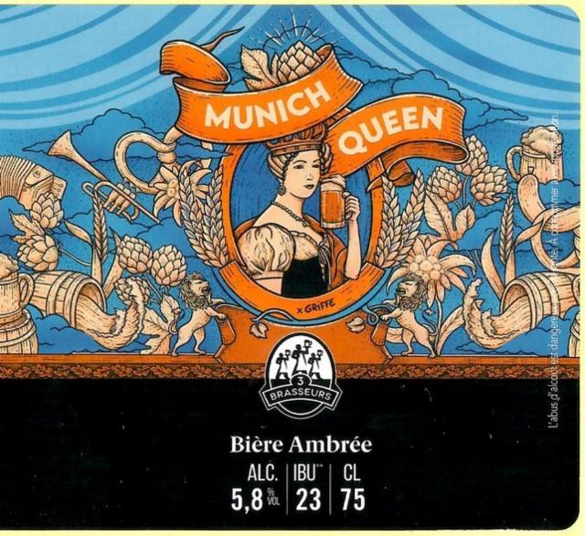 Munich Queen 5.8%, Les 3 Brasseurs / The 3 Brewers Lille, France