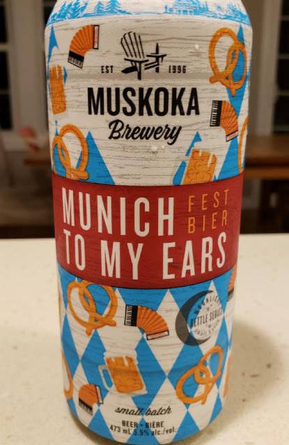 Munich to My Ears 5.5%, Muskoka Brewery, Canada