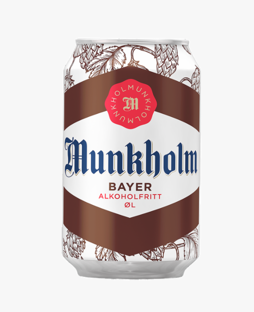 Munkholm Bayer Alkoholfritt 0.0%, Ringnes Bryggeri (Carlsberg Group), Norway
