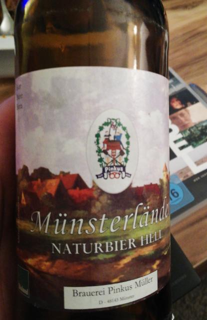 Münsterländer Naturbier hell 5.1%, Brauerei Pinkus Müller, Germany