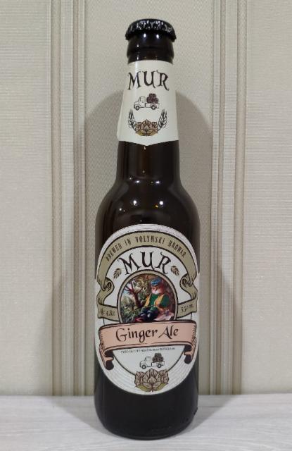 Mur Ginger Ale 4.8%, Volynskiy Brovar / Волинський Бровар, Ukraine