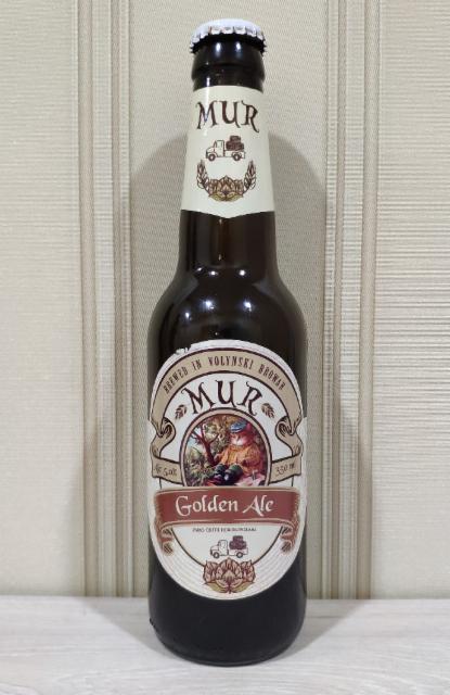 Mur Golden Ale 5.0%, Volynskiy Brovar / Волинський Бровар, Ukraine