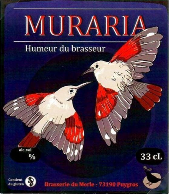 Muraria 7.0%, La Brasserie Du Merle, France
