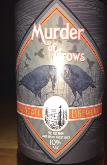Murder Of Crows 10.0%, Kissingate Brewery, England