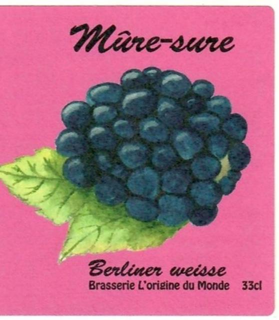 Mûre-Sure 3.9%, Brasserie L'Origine Du Monde, France