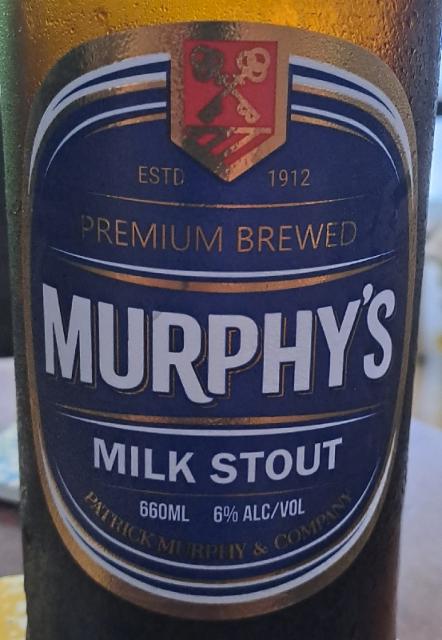 Murphy's Milk Stout 6.0%, Equator Breweries, South Africa