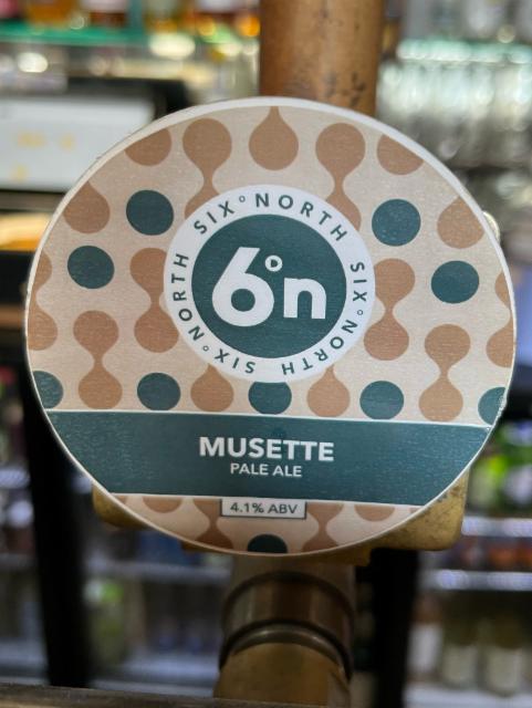 Musette 4.1%, Six° North Brewery, Scotland