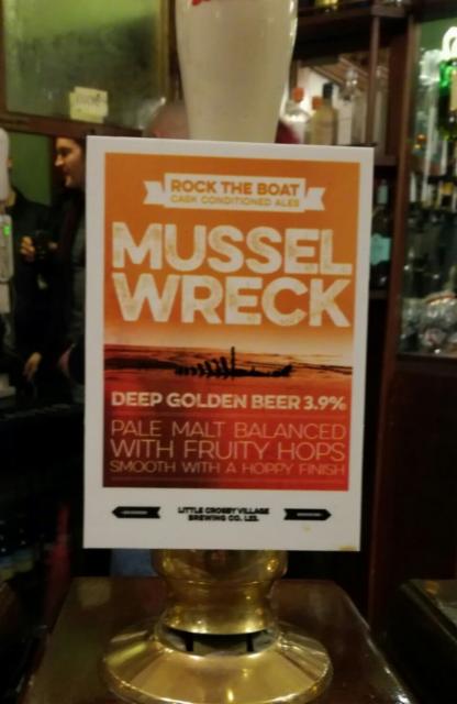 Mussel Wreck 3.9%, Rock The Boat Brewery, England