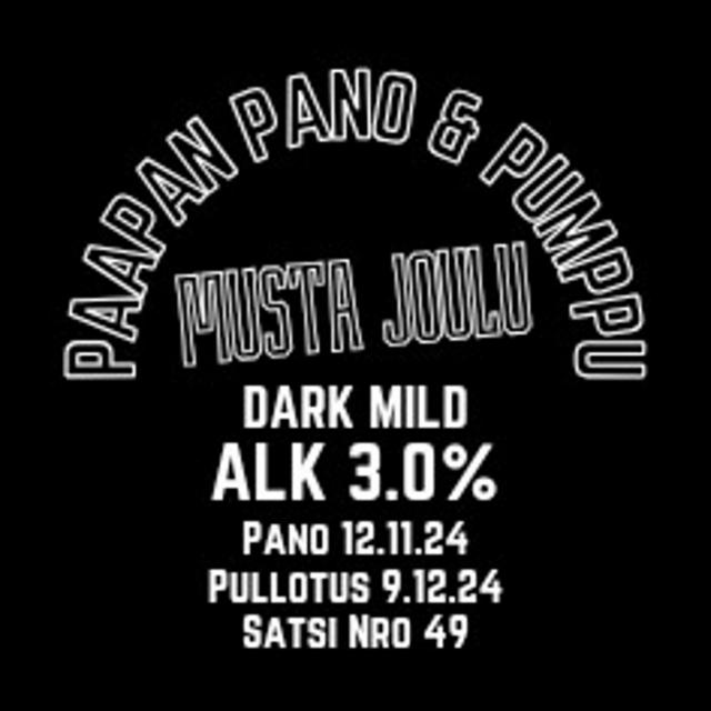 Musta Joulu 3.0%, Birchbrook Brewery, Finland