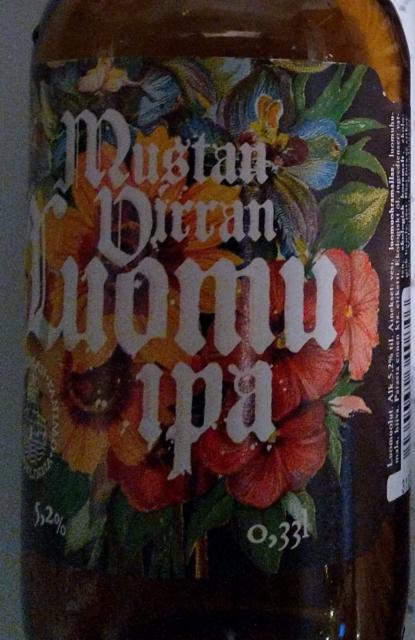 Mustan Virran Luomu IPA 5.2%, Olaf Brewing, Finland
