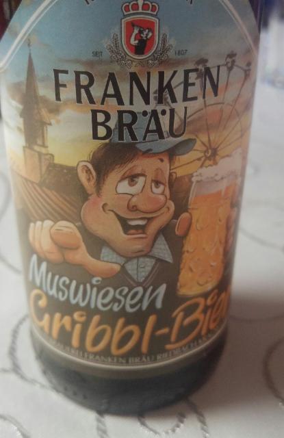 Muswiesen Gribbl-Bier 4.9%, Franken Bräu Riedbach, Germany