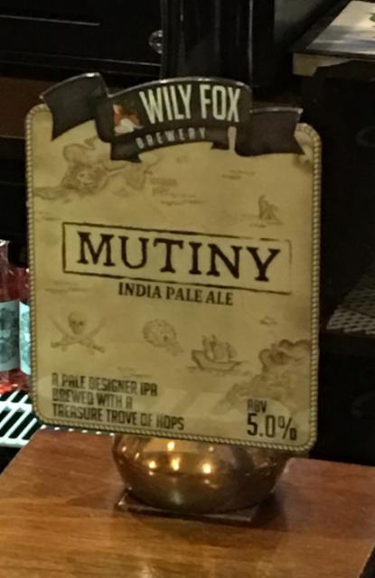 Mutiny 5.0%, Wily Fox Brewery Limited, England
