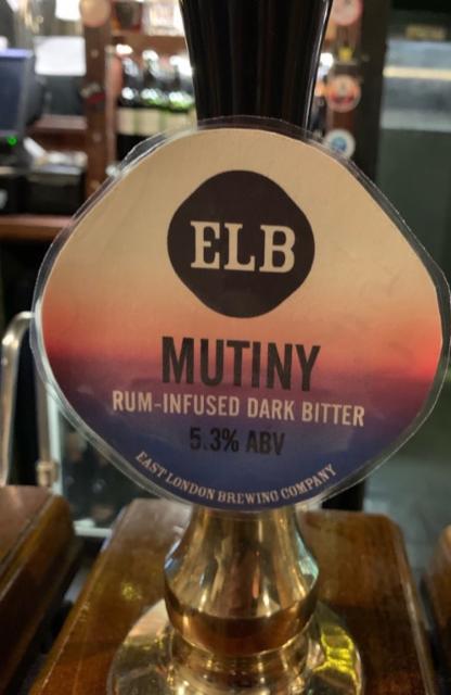 Mutiny 5.3%, East London Brewing Company, England