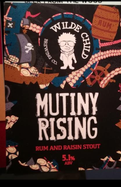 Mutiny Rising 5.1%, Wilde Child Brewing Co., England