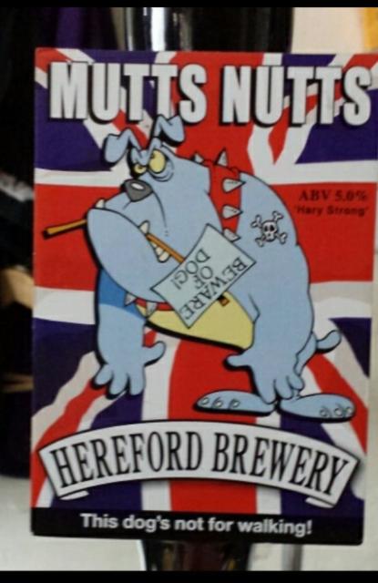 Mutts Nutts 5.0%, Hereford Brewery, England