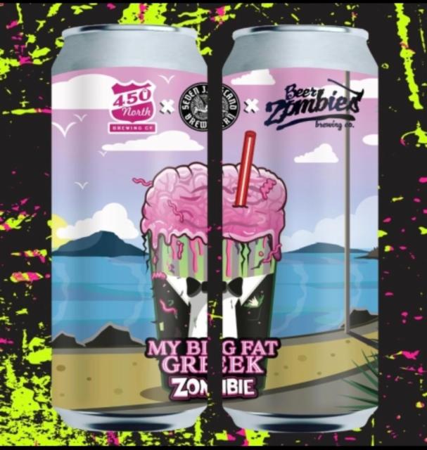 my big fat Greek Zombie 5.3%, 450 North Brewing Company, United States