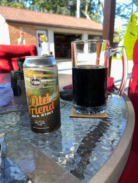 My Old Friend Milk Stout, Together We're Bitter Co-Operative Brewing